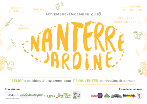 Lire la suite à propos de l’article Nanterre jardine – novembre 2016