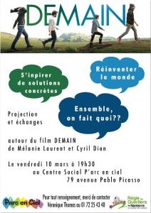 Lire la suite à propos de l’article Projection et échanges DEMAIN – 10 mars 2017