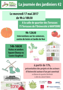 Lire la suite à propos de l’article Journée des jardiniers #2 – 17 mai 2017
