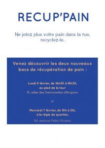 Lire la suite à propos de l’article Inauguration Récup Pain – 5 février 2017