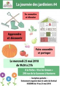 Lire la suite à propos de l’article Journée des jardiniers #4 – 23 mai 2018